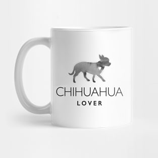 Chihuahua Dog Lover Gift - Ink Effect Silhouette Mug